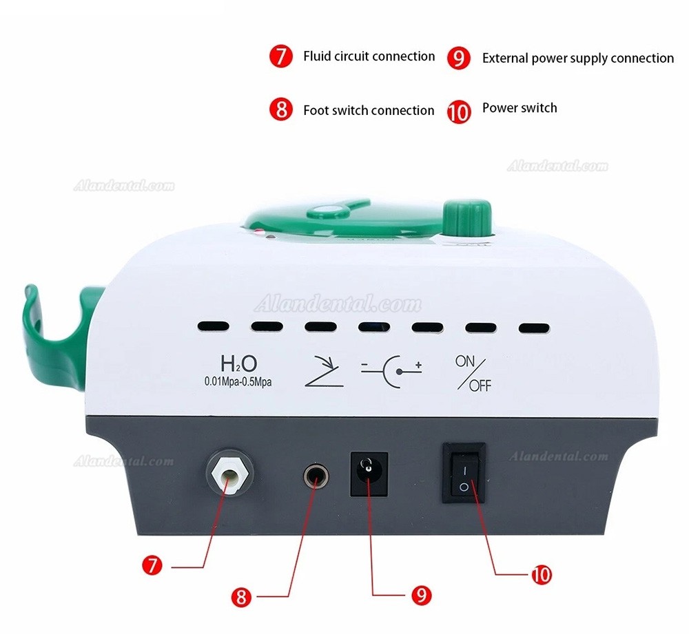 Vrn K08AL Dental Ultrasonic Scaler with LED Detachable Handpiece And G1 G2 G4 P1 Tips